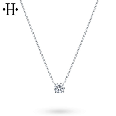 14kt 0.50ct Lab Grown Round Cut Diamond Necklace