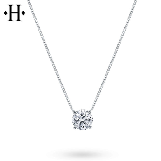 14kt 1.50ct Lab Grown Round Cut Diamond Necklace