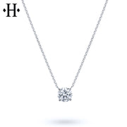 1.00ct Lab Grown Round Cut Diamond Necklace