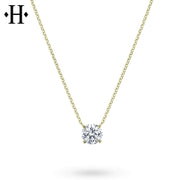 1.00ct Lab Grown Round Cut Diamond Necklace