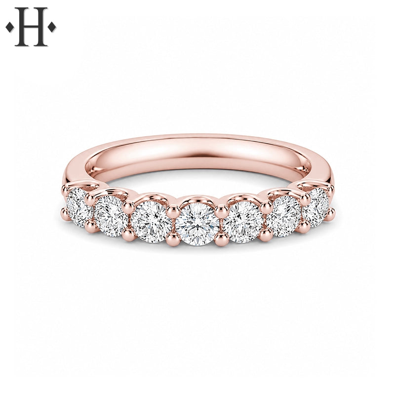 1.05ctw Lab Grown Diamond French U-Pavé Ring 3.5mm