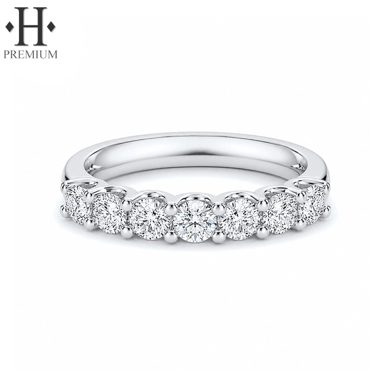 1.05ctw Premium Natural Diamond French U-Pavé Ring 3.5mm