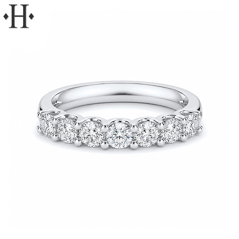 1.05ctw Lab Grown Diamond French U-Pavé Ring 3.5mm