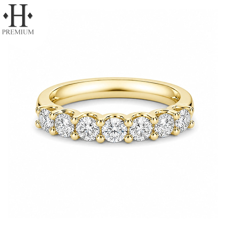 1.05ctw Premium Natural Diamond French U-Pavé Ring 3.5mm