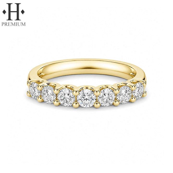 1.05ctw Premium Natural Diamond French U-Pavé Ring 3.5mm