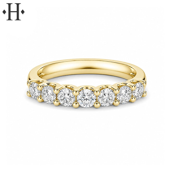 1.05ctw Lab Grown Diamond French U-Pavé Ring 3.5mm