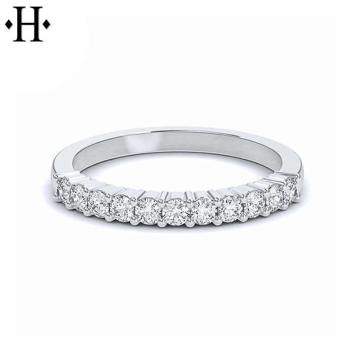 0.33ctw Lab Grown Diamond Shared Prong Ring 2.0mm