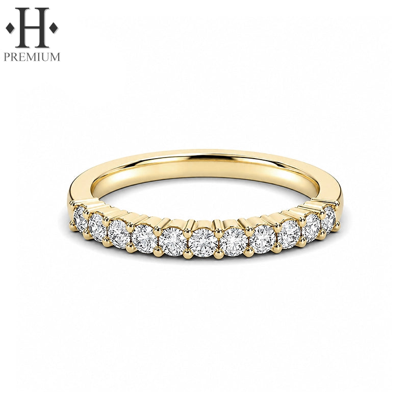 0.33ctw Premium Natural Diamond Shared Prong Ring 2.0mm