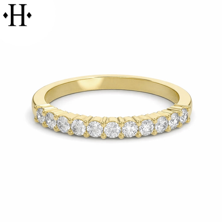 0.33ctw Lab Grown Diamond Shared Prong Ring 2.0mm