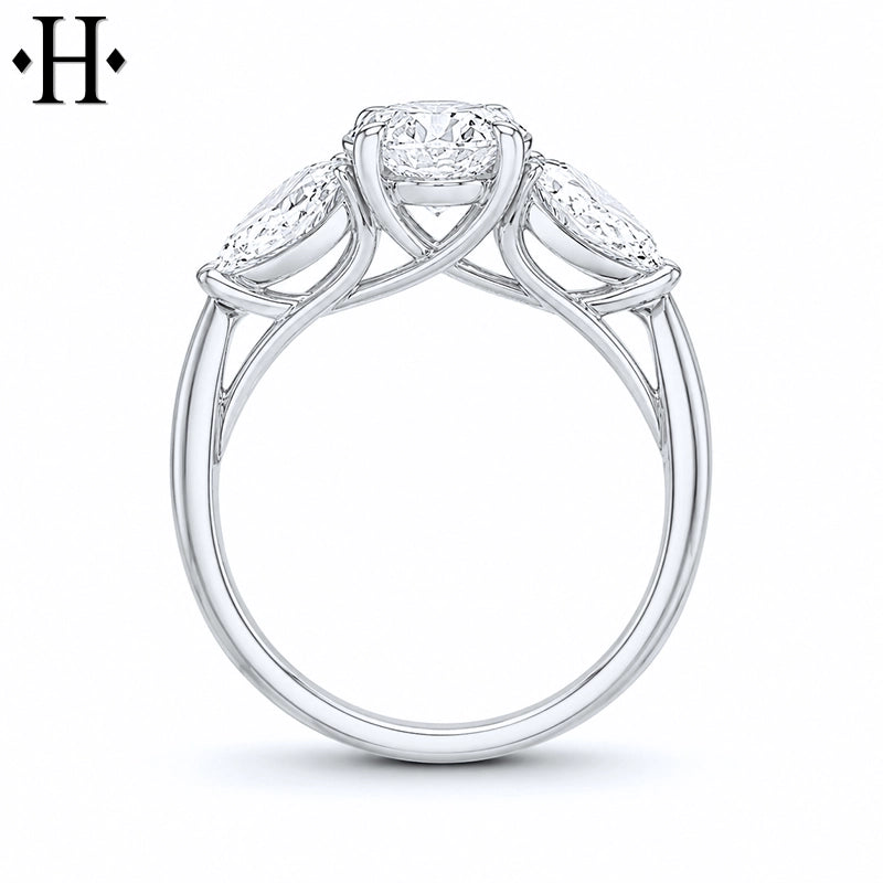 3.00ctw Oval Cut Lab Grown Diamond Ring