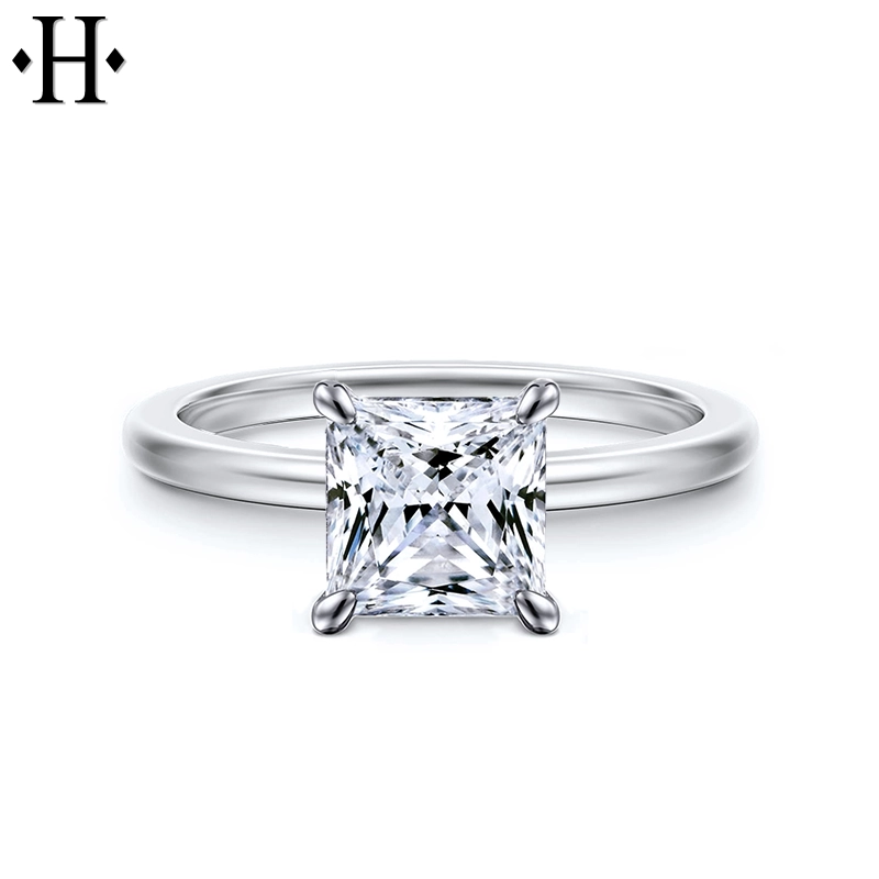 1.55ctw Princess Cut Lab Grown Diamond Ring