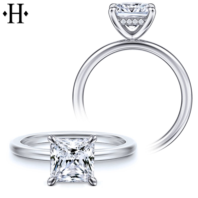 1.55ctw Princess Cut Lab Grown Diamond Ring