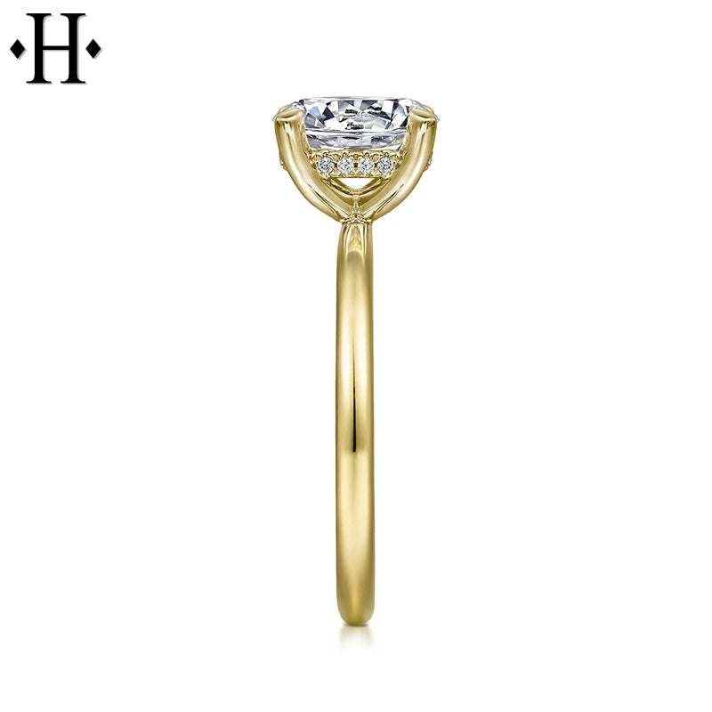 2.08ctw Round Cut Lab Grown Diamond Ring