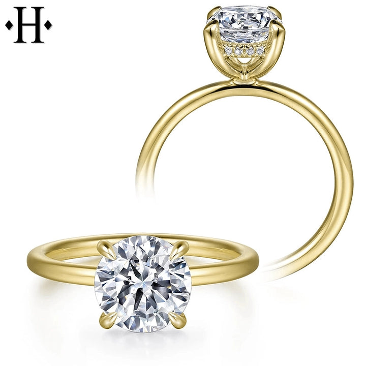 2.08ctw Round Cut Lab Grown Diamond Ring