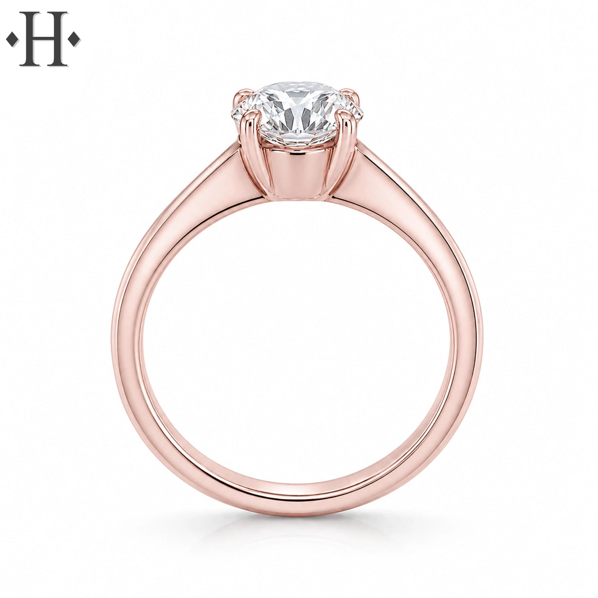 1.00ctr-1.50ctr Round Cut Lab Grown Diamond Ring Tailor Made