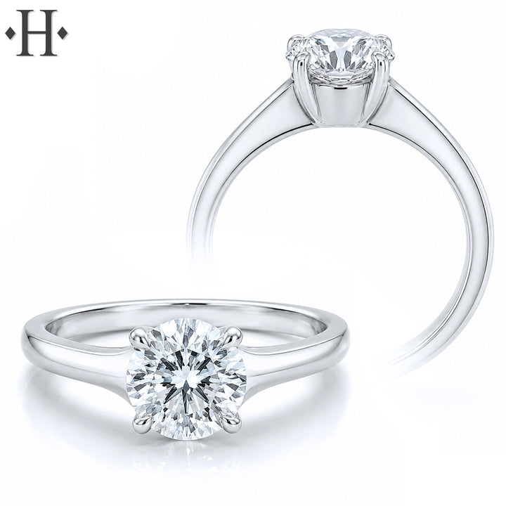 1.50ctw Round Cut Lab Grown Diamond Ring