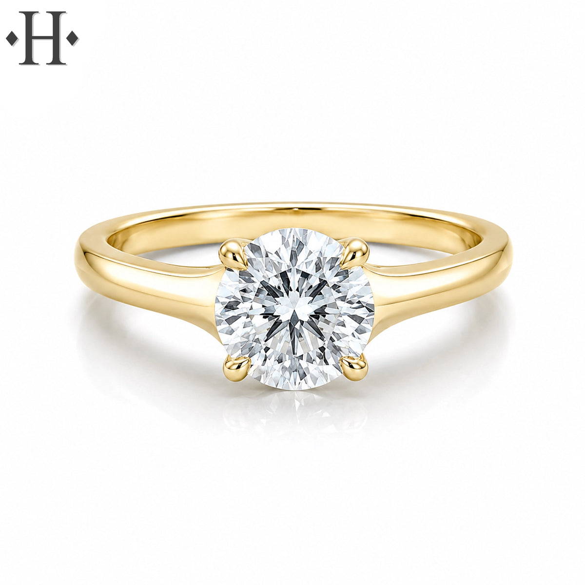 1.00ctr-1.50ctr Round Cut Lab Grown Diamond Ring Tailor Made