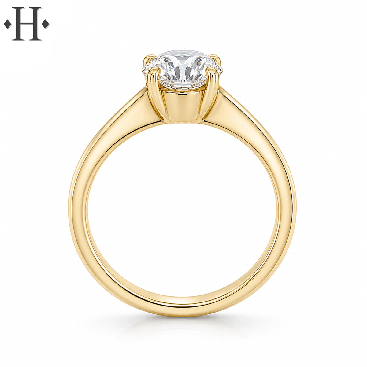1.00ctr-1.50ctr Round Cut Lab Grown Diamond Ring Tailor Made