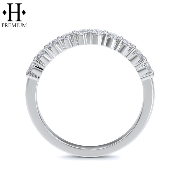 0.50ctw Shared Prong Premium Diamond Ring 2.5mm