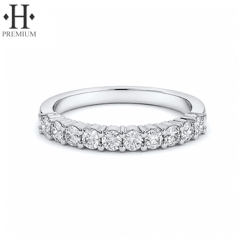 0.50ctw Premium Natural Diamond Shared Prong Ring 2.5mm
