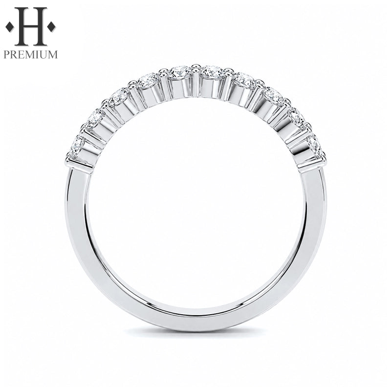 0.50ctw Premium Natural Diamond Shared Prong Ring 2.5mm
