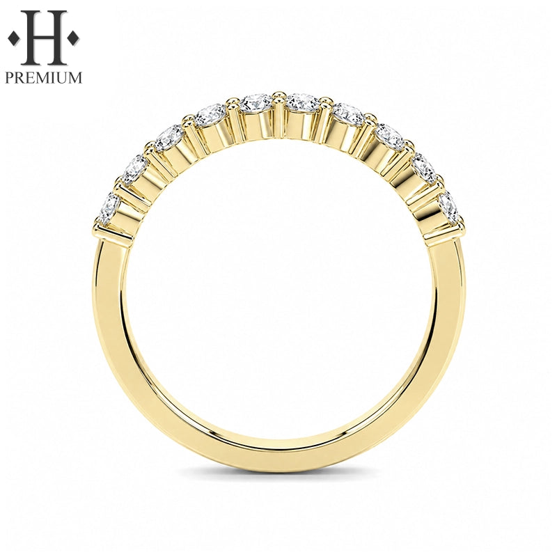 0.50ctw Premium Natural Diamond Shared Prong Ring 2.5mm
