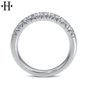 1.05cts French Pavé Lab Grown Diamond Ring 4.0mm