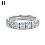 1.05cts French Pavé Lab Grown Diamond Ring 4.0mm