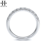 0.50ctw French Pavé Premium Diamond Ring 3.0mm