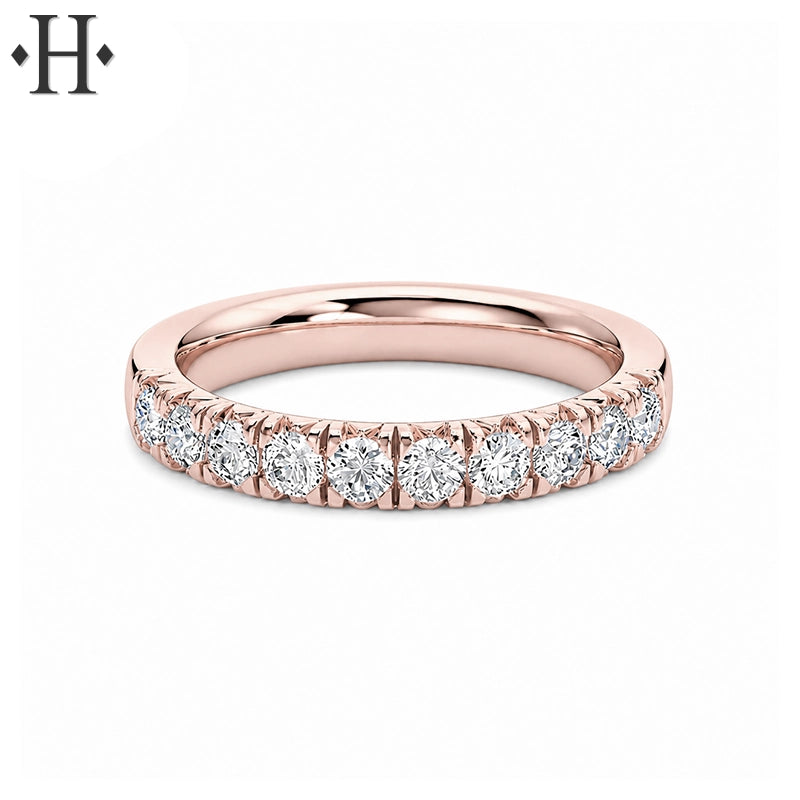 0.50ctw Lab Grown Diamond French Cut Pavé Ring 3.0mm