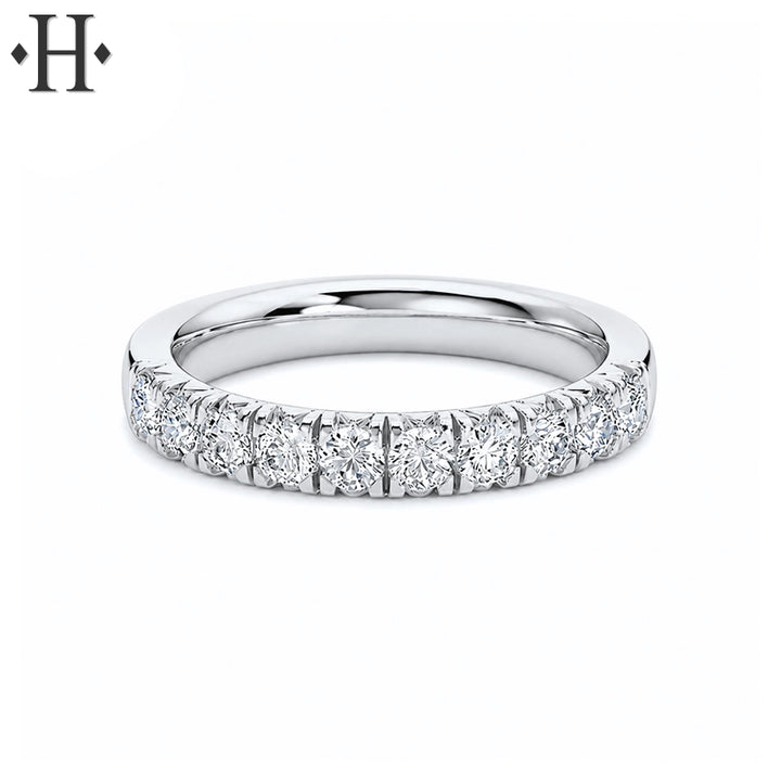 0.50ctw Lab Grown Diamond French Cut Pavé Ring 3.0mm