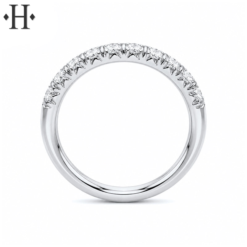 0.50ctw Lab Grown Diamond French Cut Pavé Ring 3.0mm