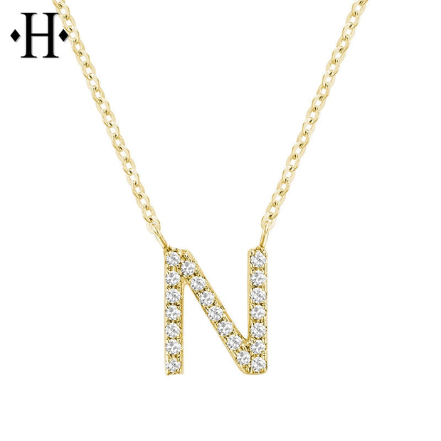 ABCs Diamond Initial Pendants