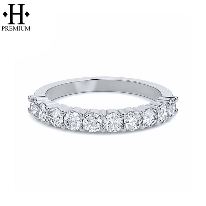 0.70ctw Premium Natural Diamond Shared Prong Ring 2.5mm