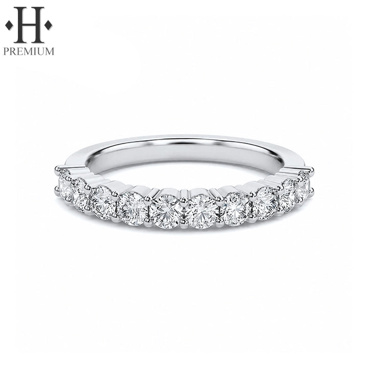 0.70ctw Premium Natural Diamond Shared Prong Ring 2.5mm