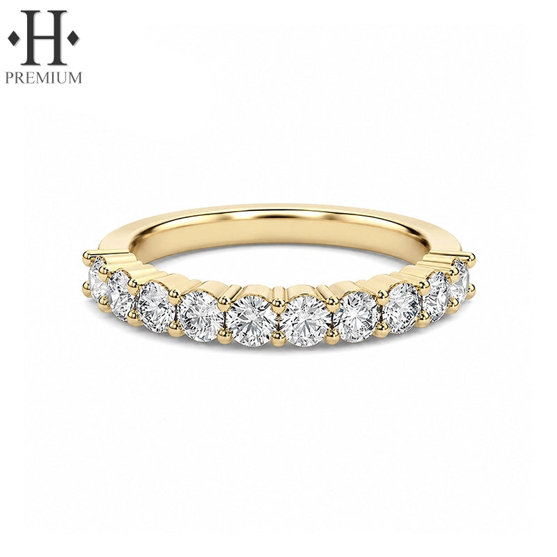 0.70ctw Premium Natural Diamond Shared Prong Ring 2.5mm