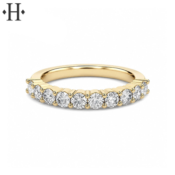 0.70ctw Lab Grown Diamond Shared Prong Ring 2.5mm