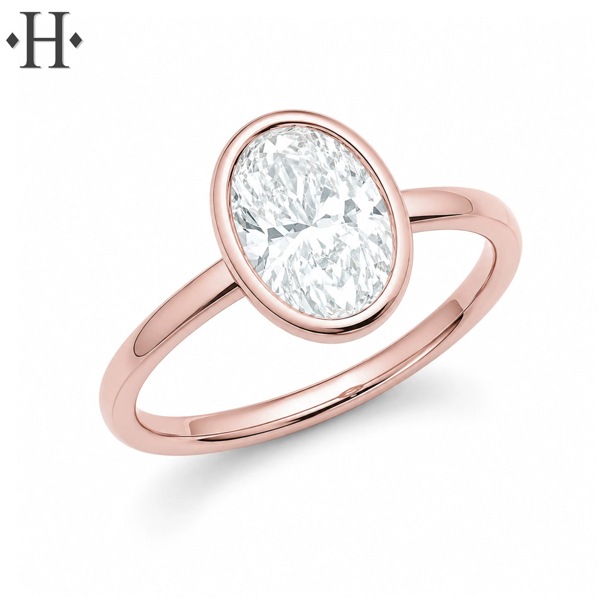 1.50ctr Oval Cut Lab Grown Diamond Ring