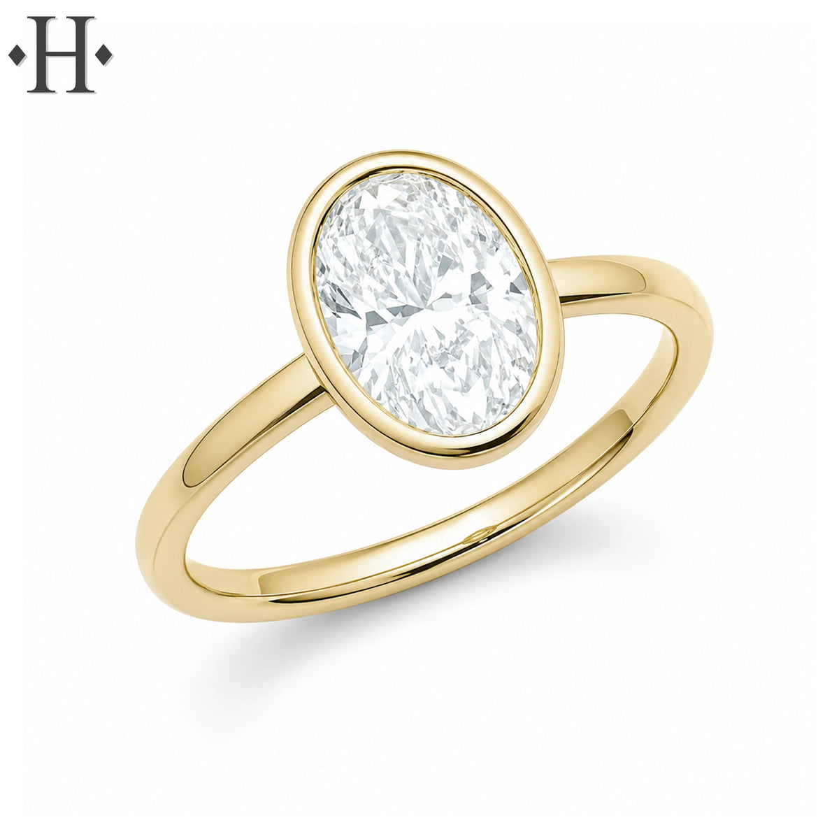 1.50ctw Oval Cut Lab Grown Diamond Ring