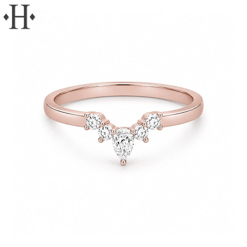 0.15ctw Natural Diamond Ring 1.9mm