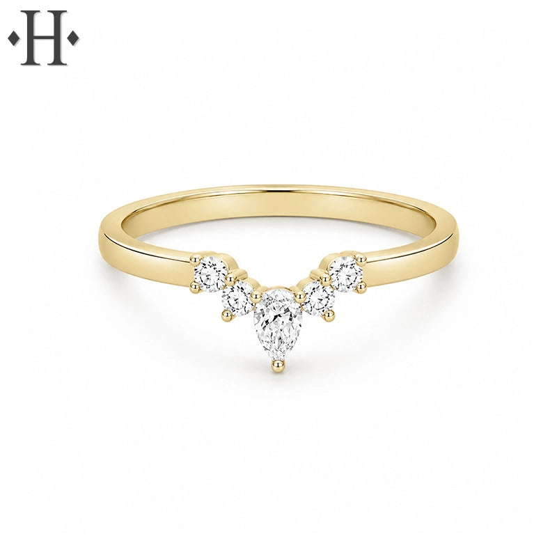 0.15ctw Natural Diamond Ring 1.9mm