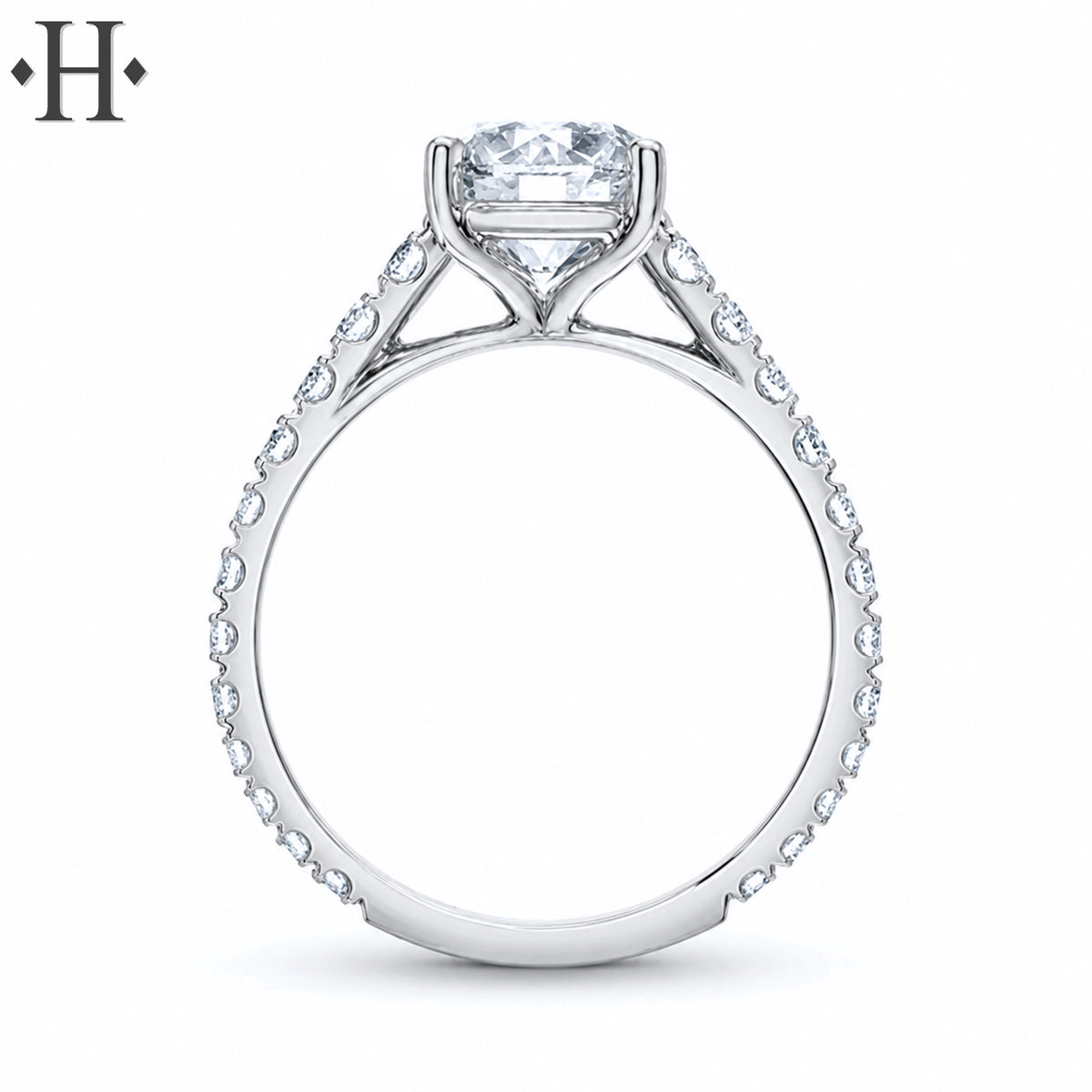 2.00ctw Radiant Cut Lab Grown Diamond Ring