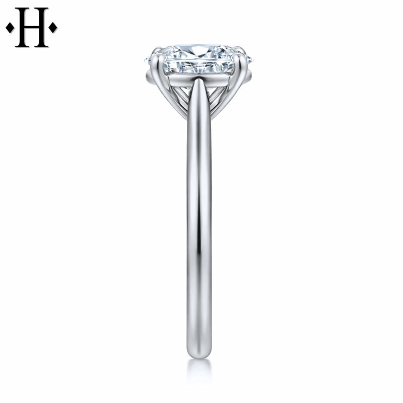 0.75ctr-1.25ctr Oval Cut Natural Diamond Ring Tailor Made