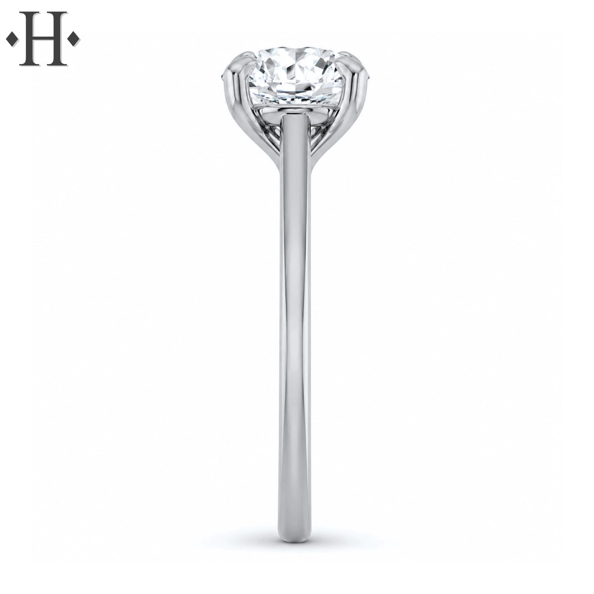 2.06ctw Round Cut Lab Grown Diamond Ring