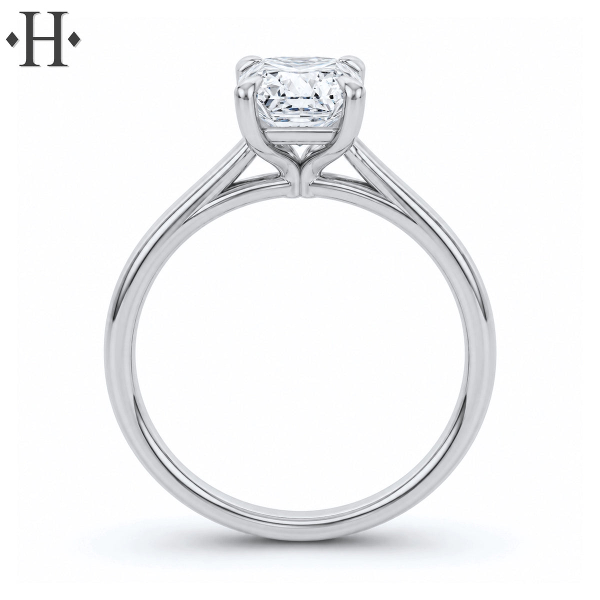 1.00ctr-3.00ctr Oval Cut Lab Grown Diamond Ring Tailor Made