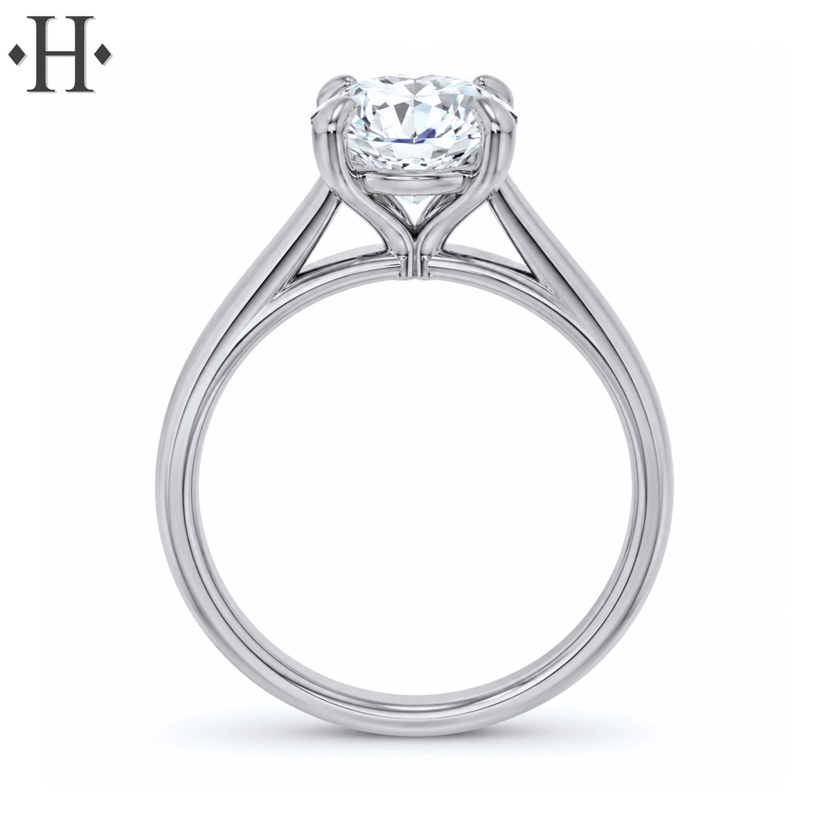 2.06ctw Round Cut Lab Grown Diamond Ring