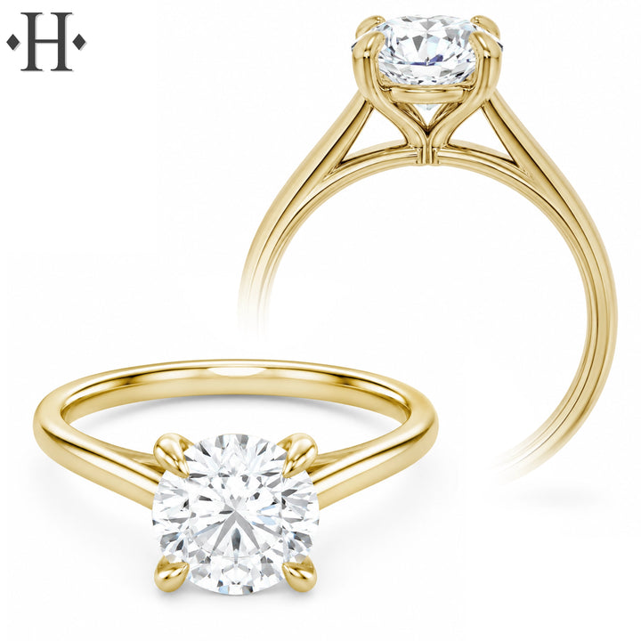 2.00ctw Round Cut Lab Grown Diamond Ring
