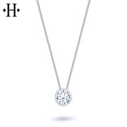 0.70ct Round Cut Lab Grown Diamond Necklace