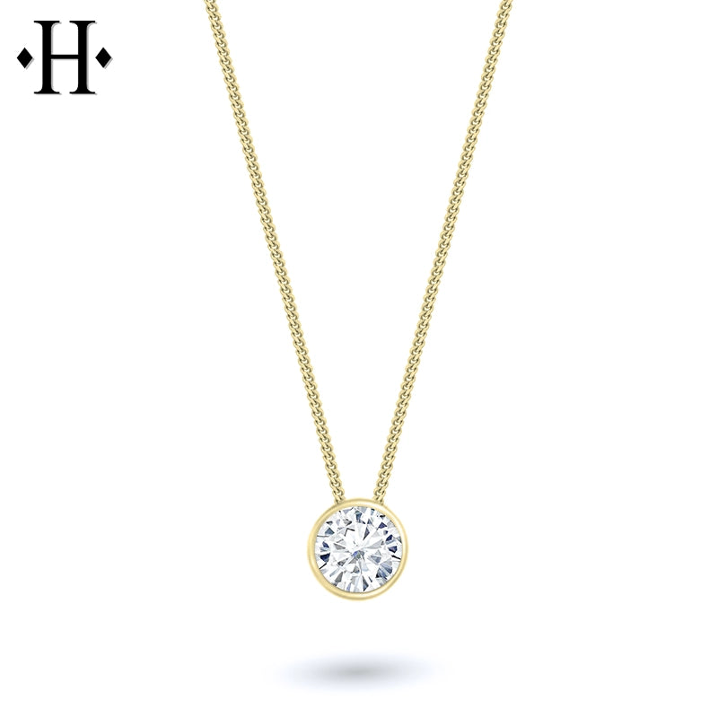 0.70cts Round Cut Lab Grown Diamond Necklace