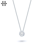 0.50ct Round Cut Lab Grown Diamond Necklace
